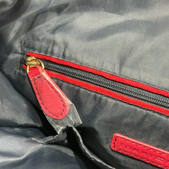 Tommy Hilfiger Beth Il Mini Backpack with Saffiano PVC flap Cognac main image 11